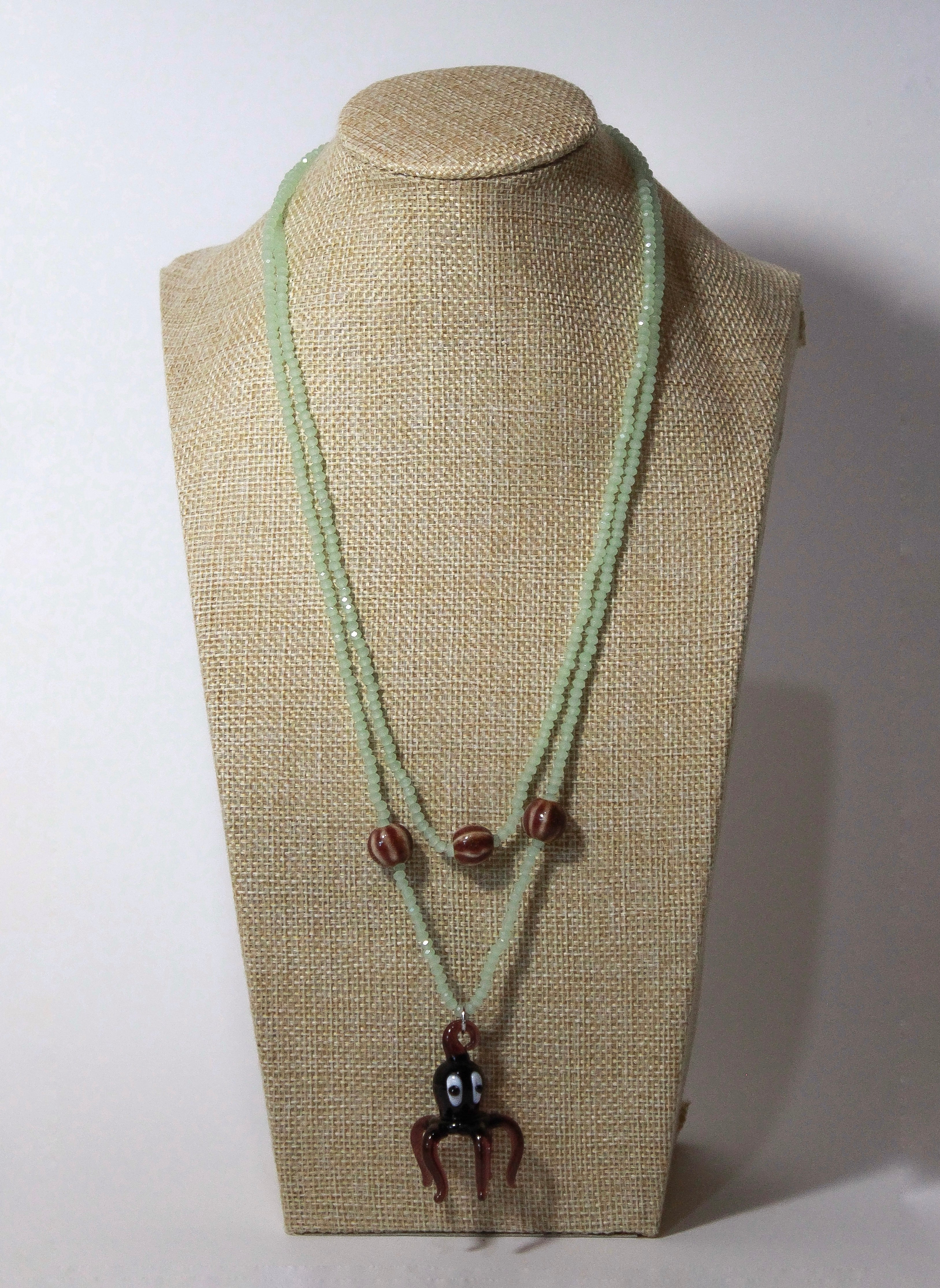 MOYMO_Collar Cristal verde agua