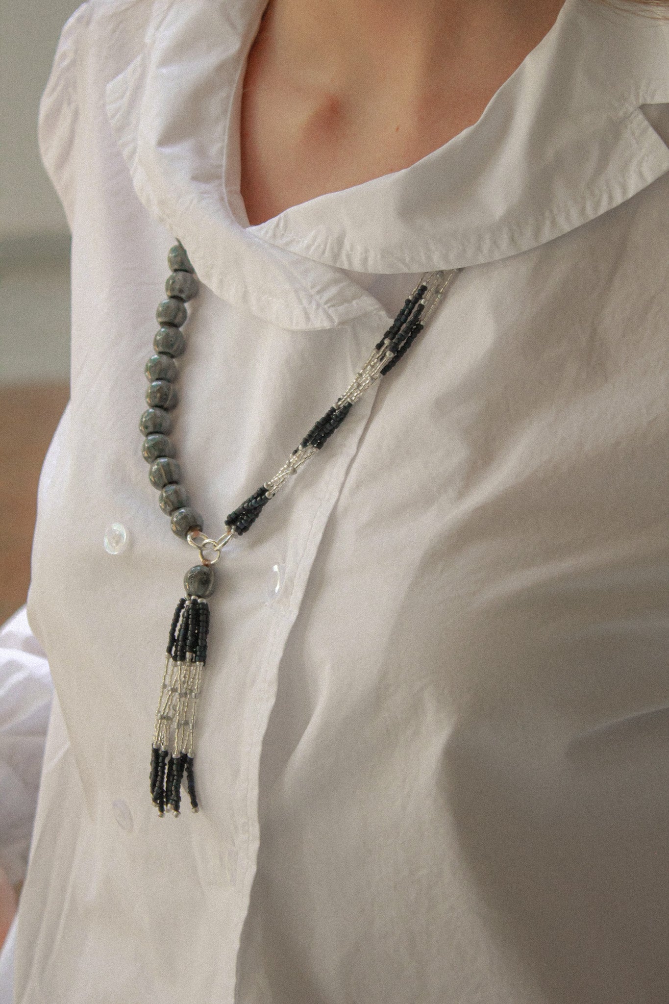 MOYMO_Collar Medusa XL Gris