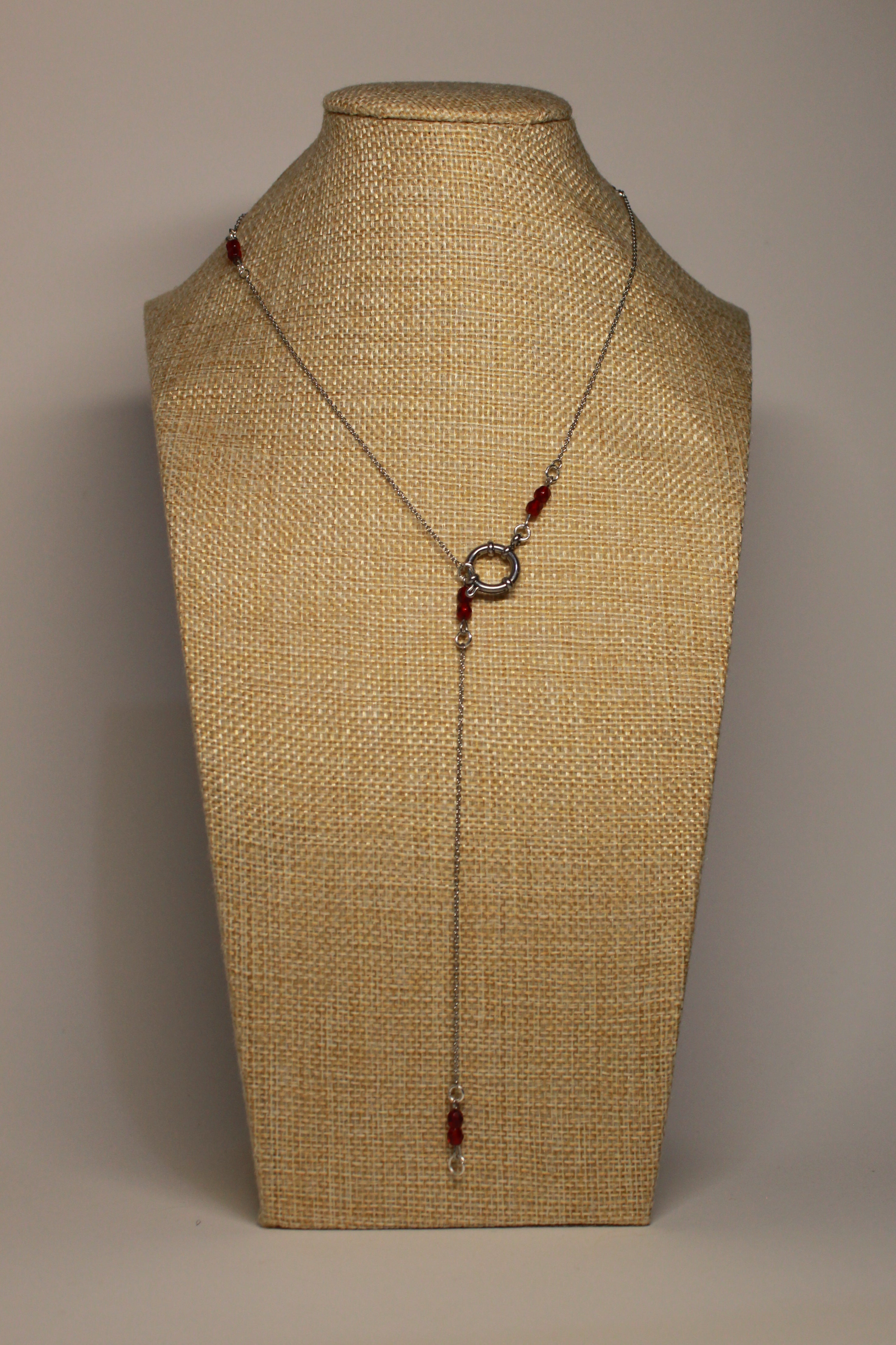 Collar Tira Plateado