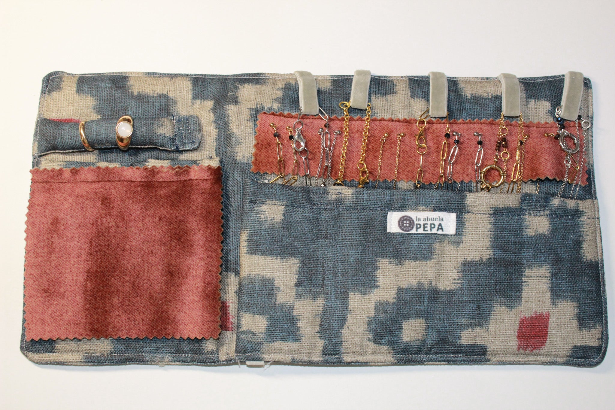 JOYERO DE VIAJE AZUL