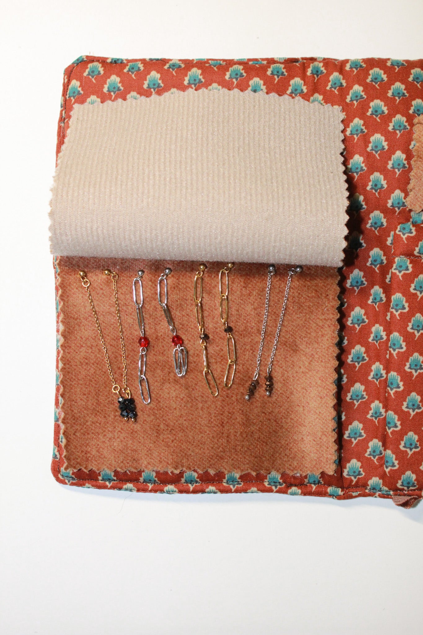 JOYERO DE VIAJE TEJA