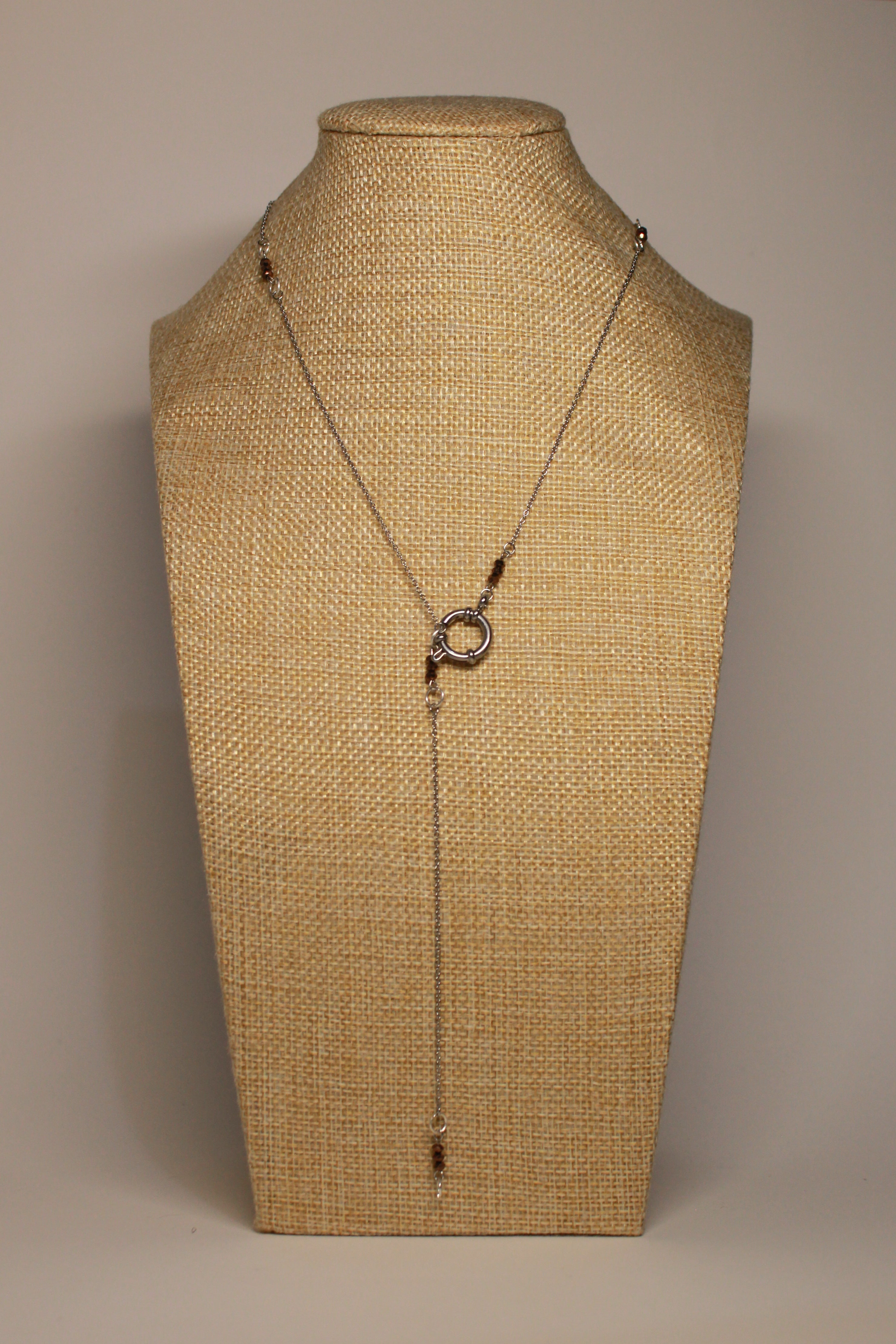 Collar Tira Plateado