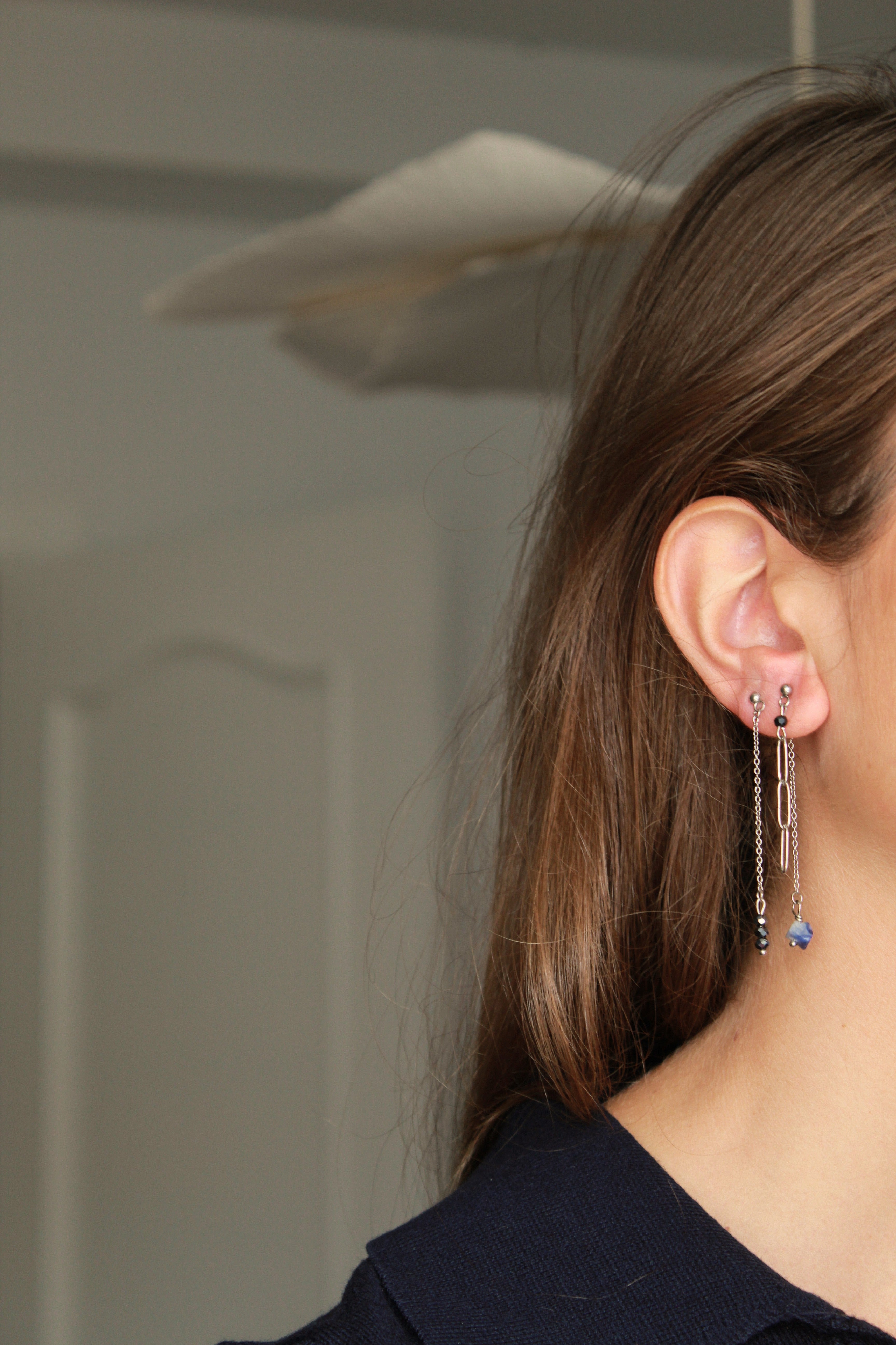 Pendientes Mix Plateados