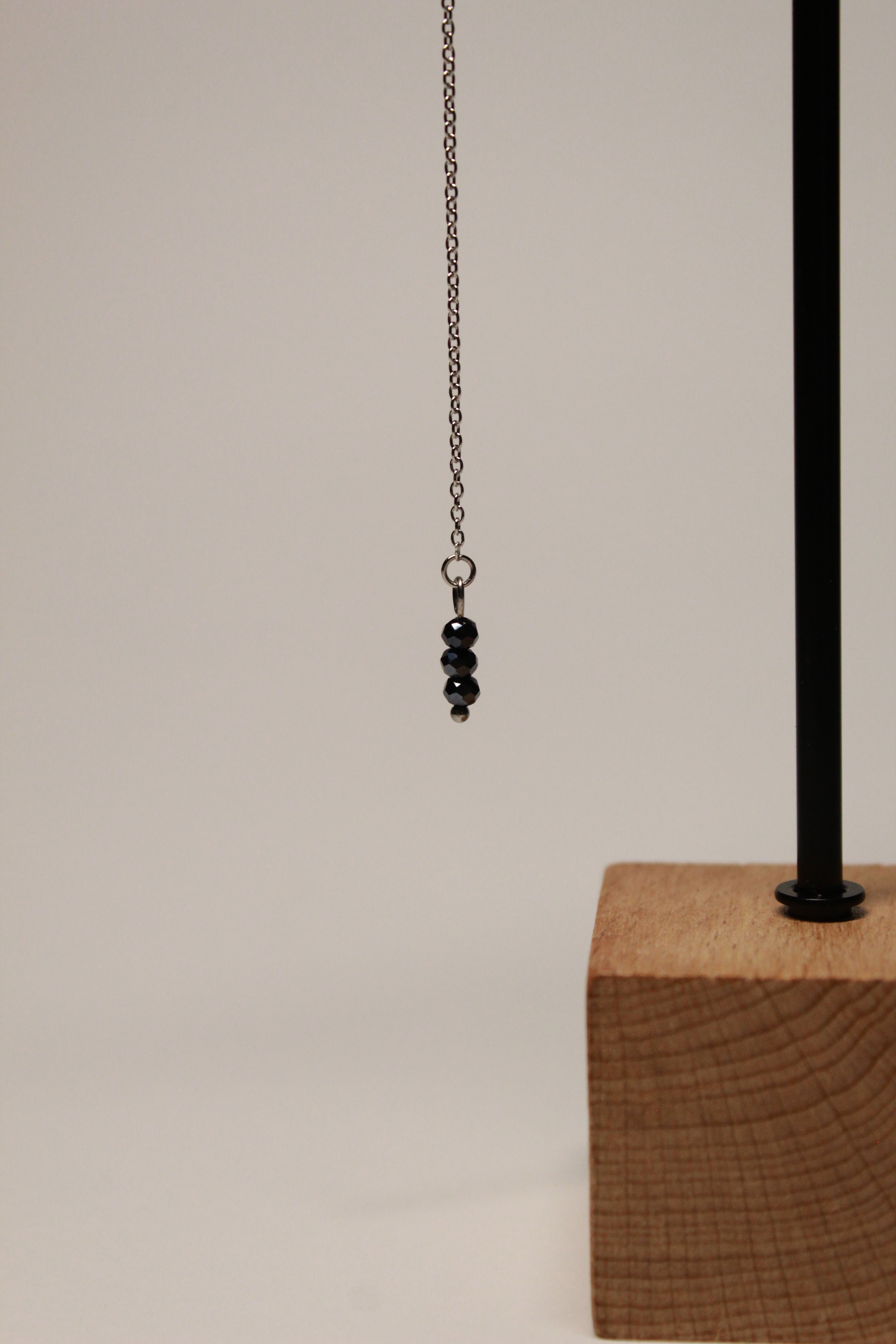 Pendientes Tira Largos Plateados