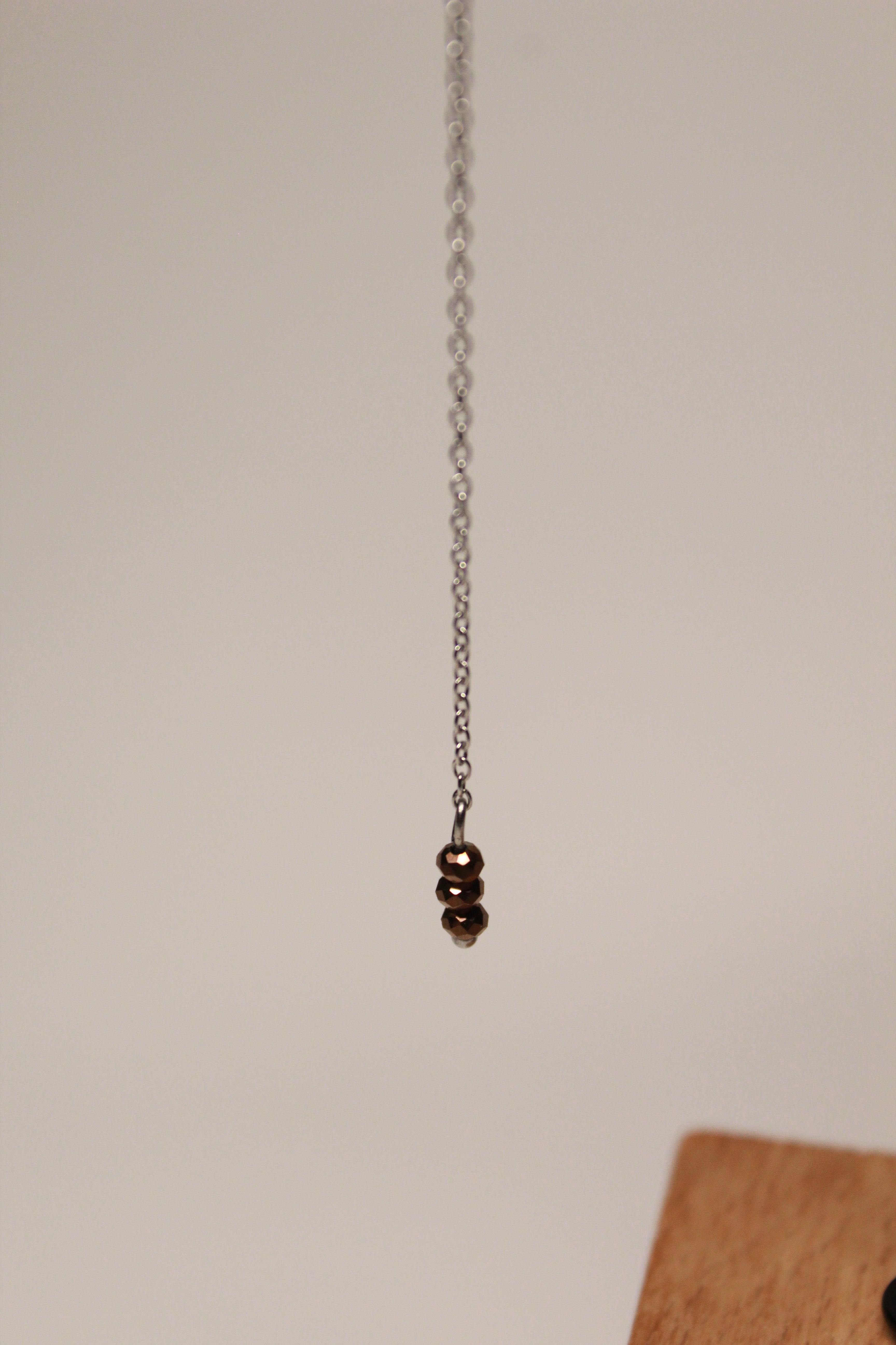 Pendientes Tira Largos Plateados