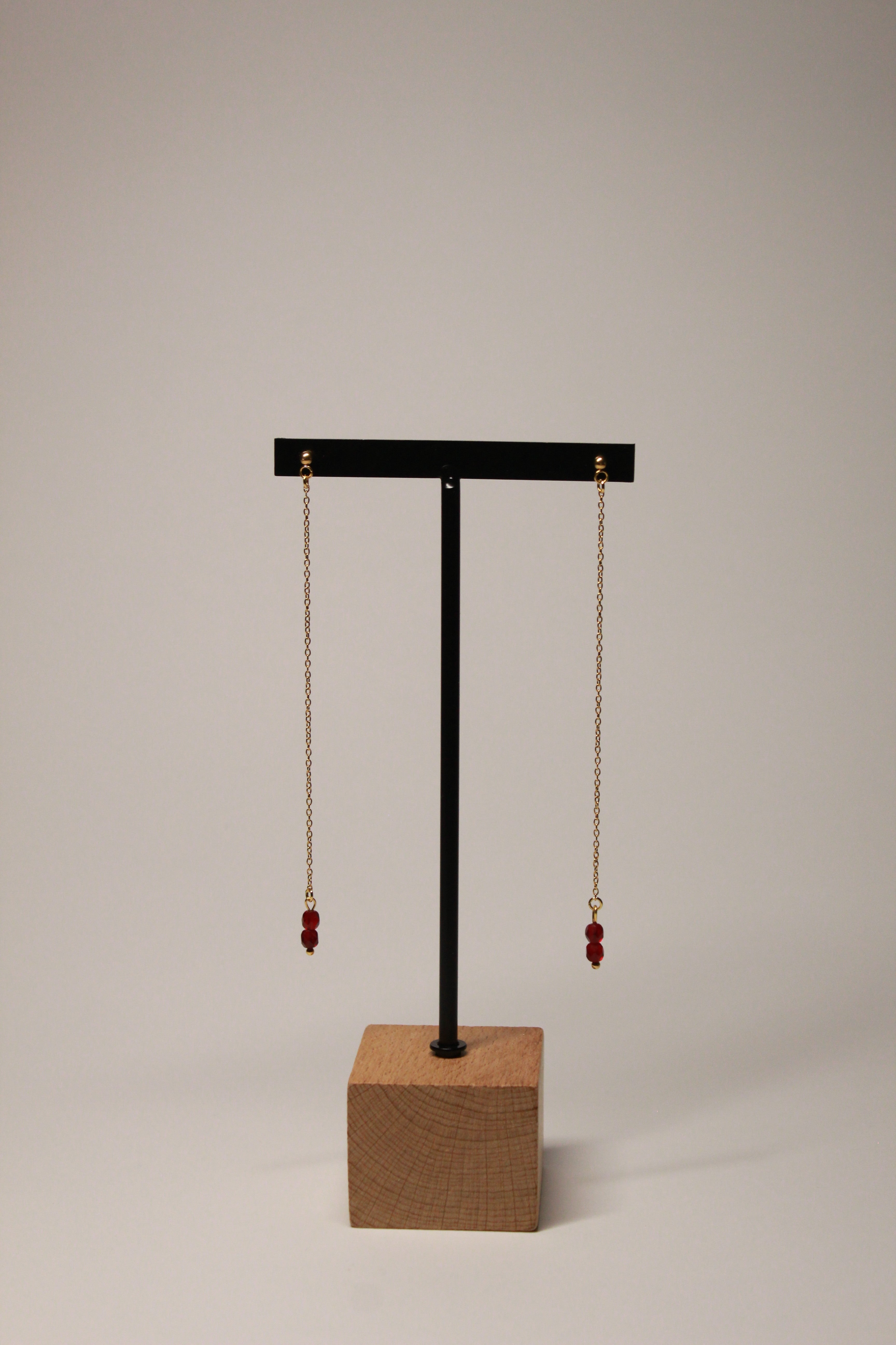 Pendientes Tira Largos Dorados