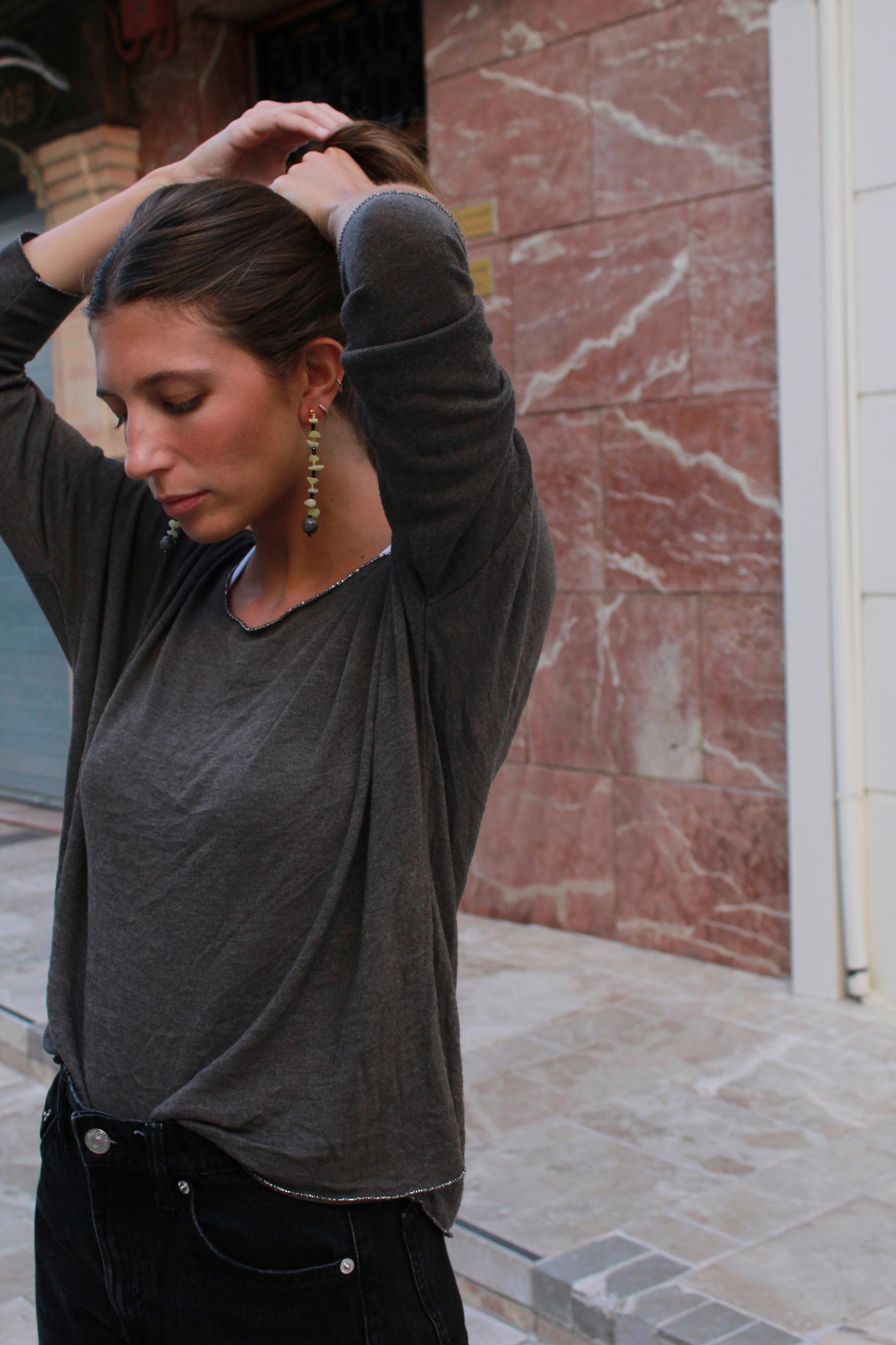 MOYMO_Pendientes Gota amarillos 